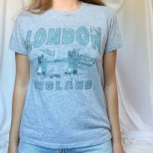 Vintage London Grey Tee